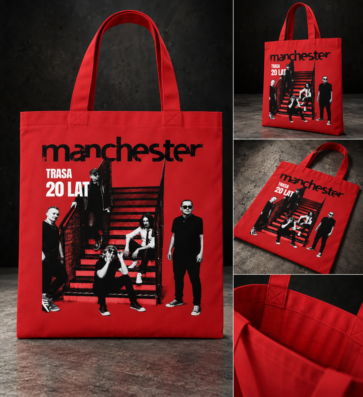 Czerwona torba - Manchester 20 Lat